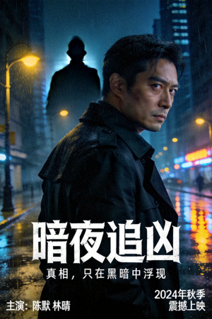 悬疑剧《暗夜追凶》高清海报